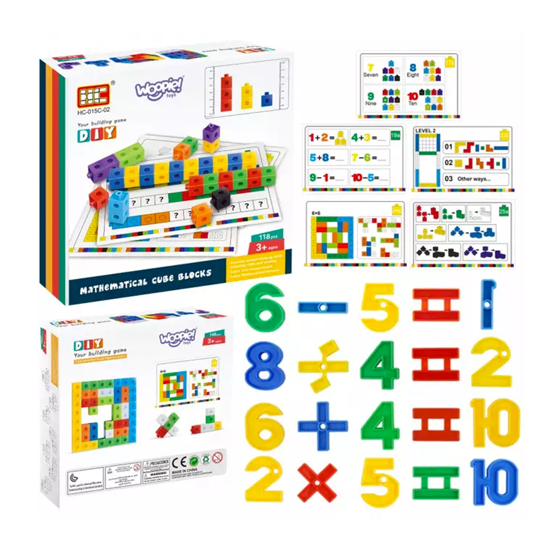 SET DE CUBOS DE CONSTRUCCION MATEMATICOS Y DIDACTICOS - 1