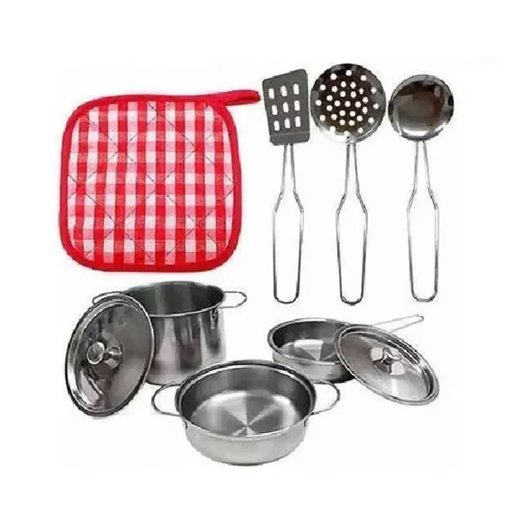 SET DE JUGUETE DE COCINA OLLAS PARA NIÑOS 11 PIEZAS - 3