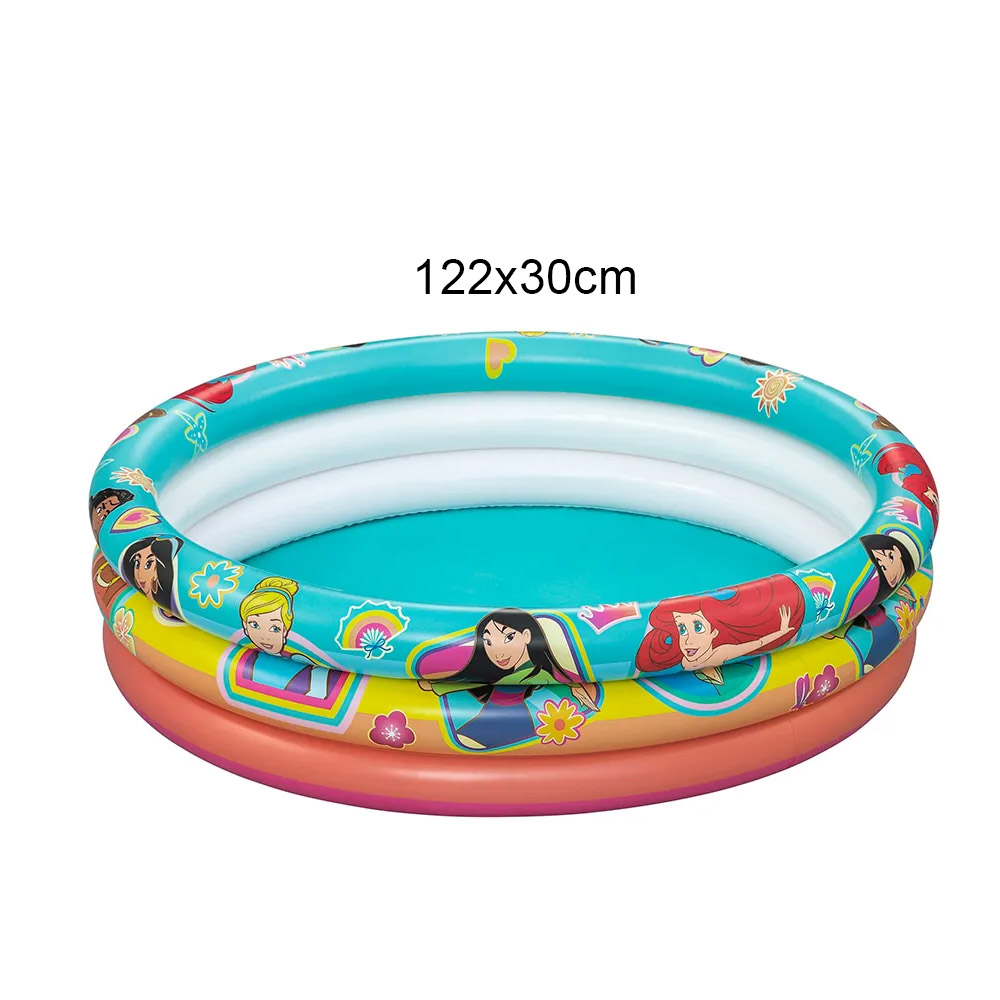 PISCINA INFLABLE CIRCULAR BESTWAY 3 AROS PRINCESAS 200L 122X122X30CM MULTICOLOR - 2