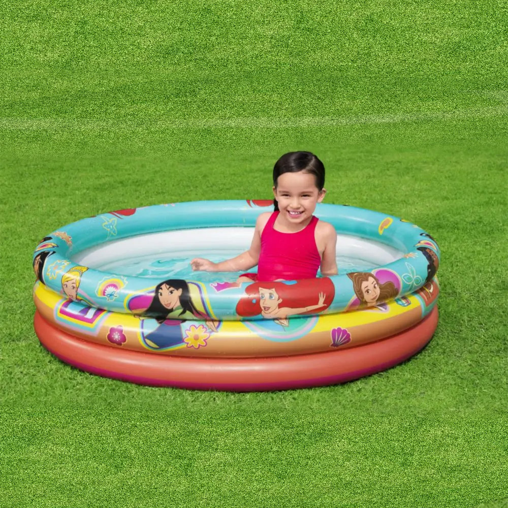 PISCINA INFLABLE CIRCULAR BESTWAY 3 AROS PRINCESAS 200L 122X122X30CM MULTICOLOR - 3