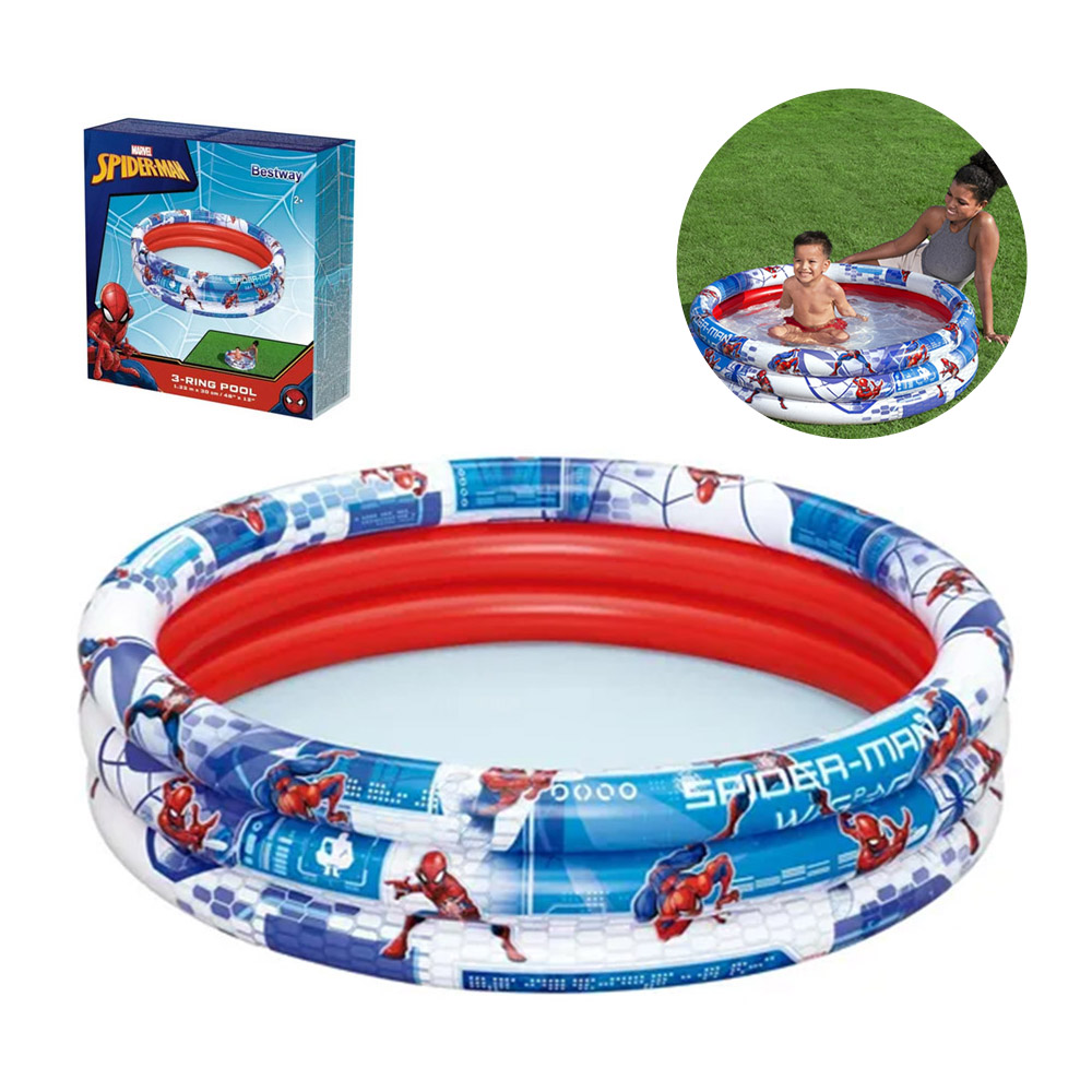 PISCINA INFLABLE REDONDO BESTWAY MARVEL ULTIMATE SPIDER-MAN - 1
