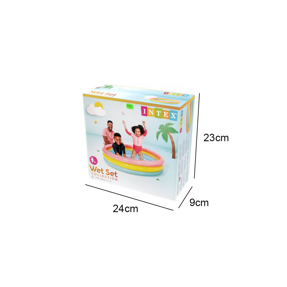 PISCINA INFLABLE ARCOIRIS 156 LITROS 114 X 25 CM INTEX - 2
