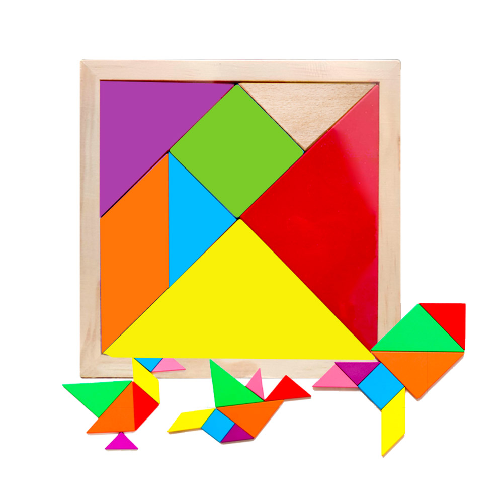 TANGRAM DE MADERA 20X20CM - 1