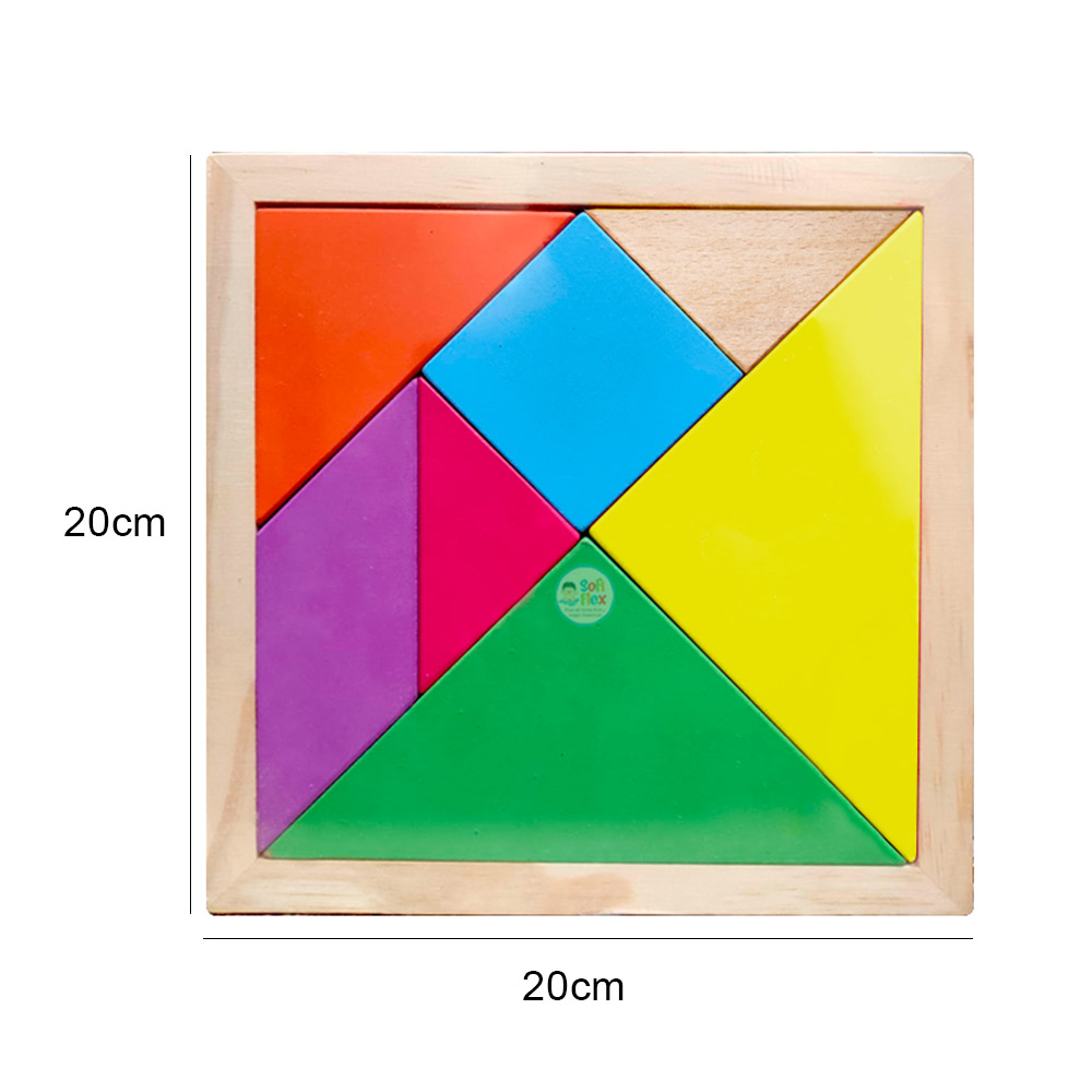 TANGRAM DE MADERA 20X20CM - 3