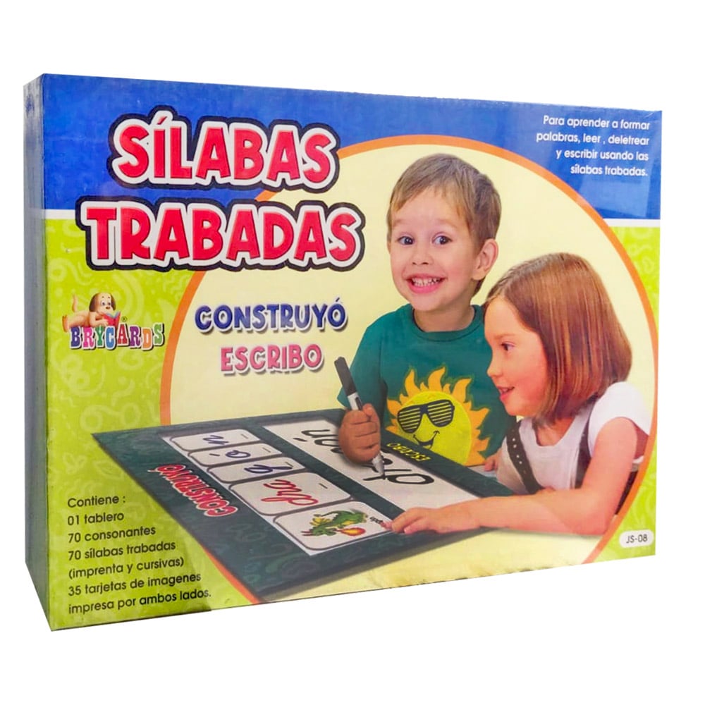 SILABAS TRABADAS JUEGO DIDACTICO EDUCATIVO - 1