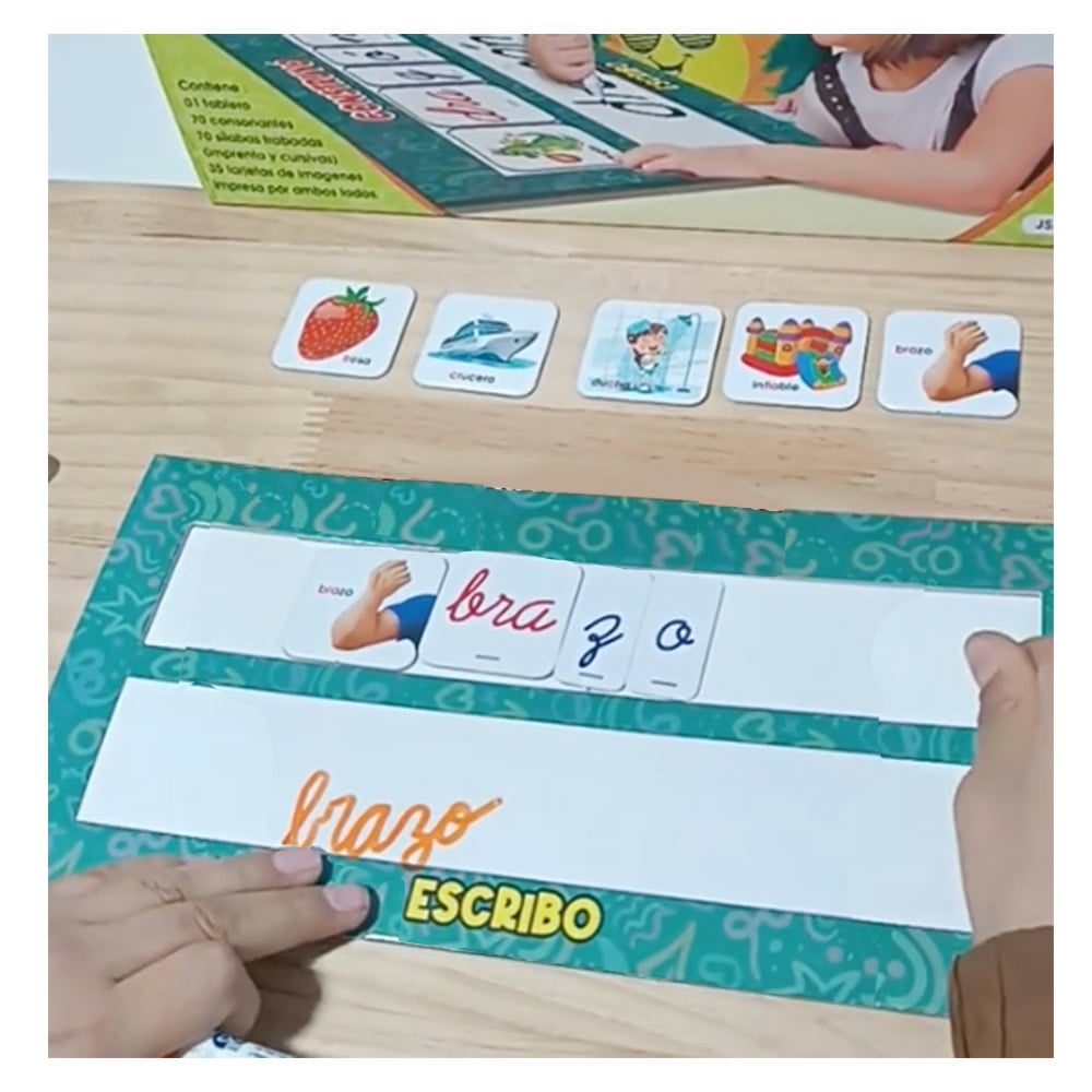 SILABAS TRABADAS JUEGO DIDACTICO EDUCATIVO - 2