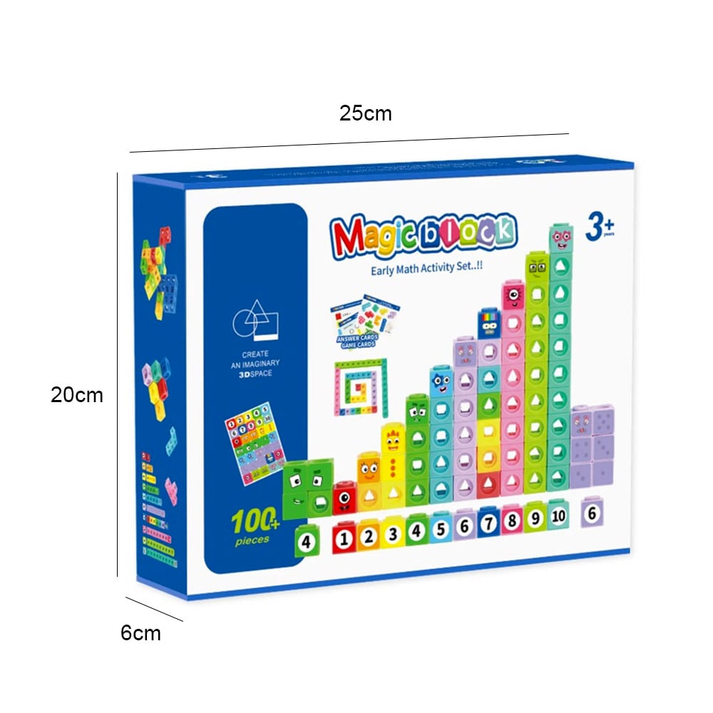 MAGIC BLOCK 100 PIEZAS POLI CUBOS CONECTORES - 2