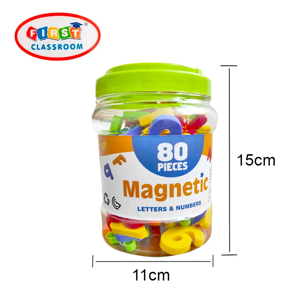 JUEGO LETRAS Y NÚMEROS IMANTADOS PARA NIÑOS 80 PIEZAS - 3