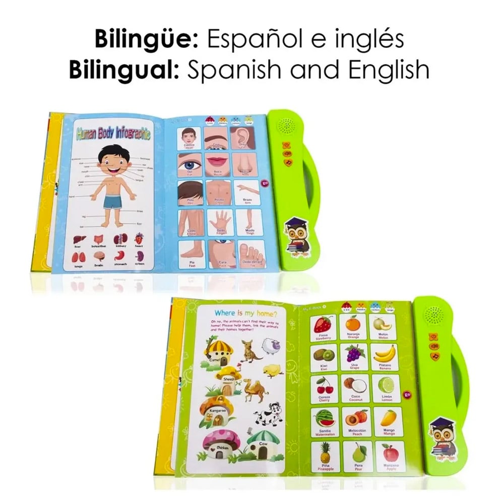 LIBRO DIDÁCTICO BILINGUE MI E-LIBRO ESPAÑOL INGLÉS PARA NIÑOS - 2