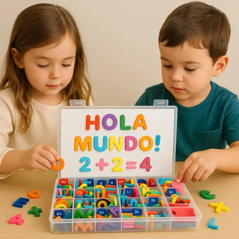 PIZARRA LETRAS MAGNÉTICAS 253 PIEZAS NIÑOS EDUCATIVO - 2