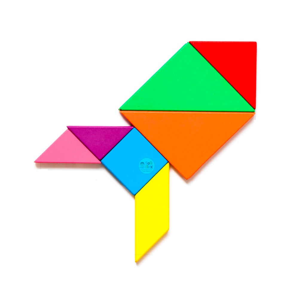 TANGRAM DE MADERA 18X18CM - 2