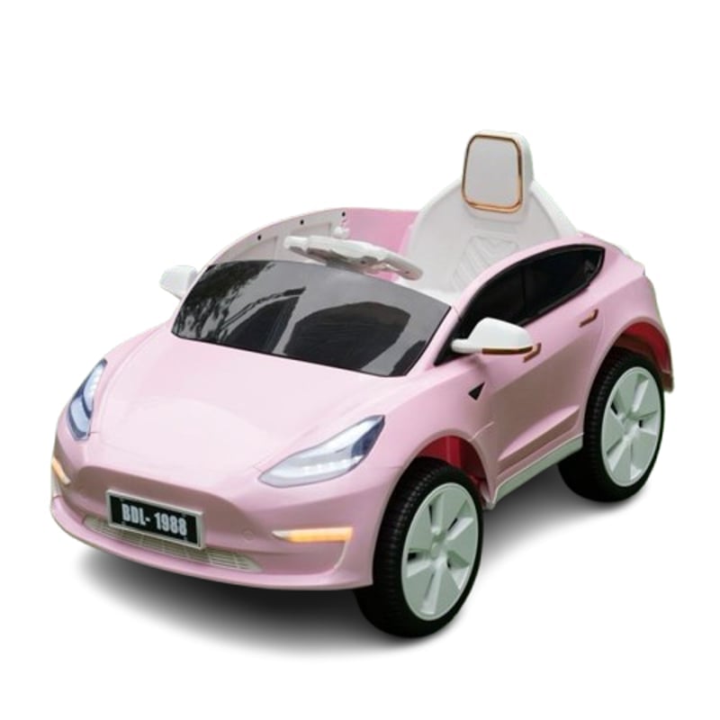 CARRO A BATERÍA PRINCESS ROSADO NIÑAS 12V - 1
