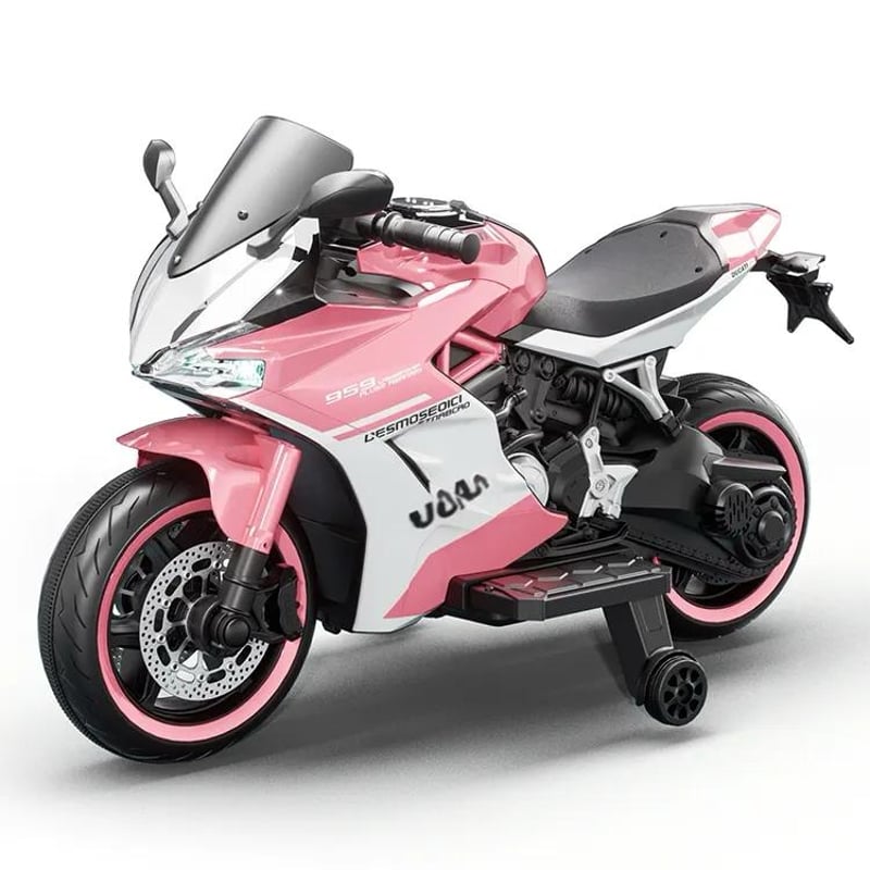 MOTO A BATERÍA NIÑOS 12VWAVE ROSA - 1