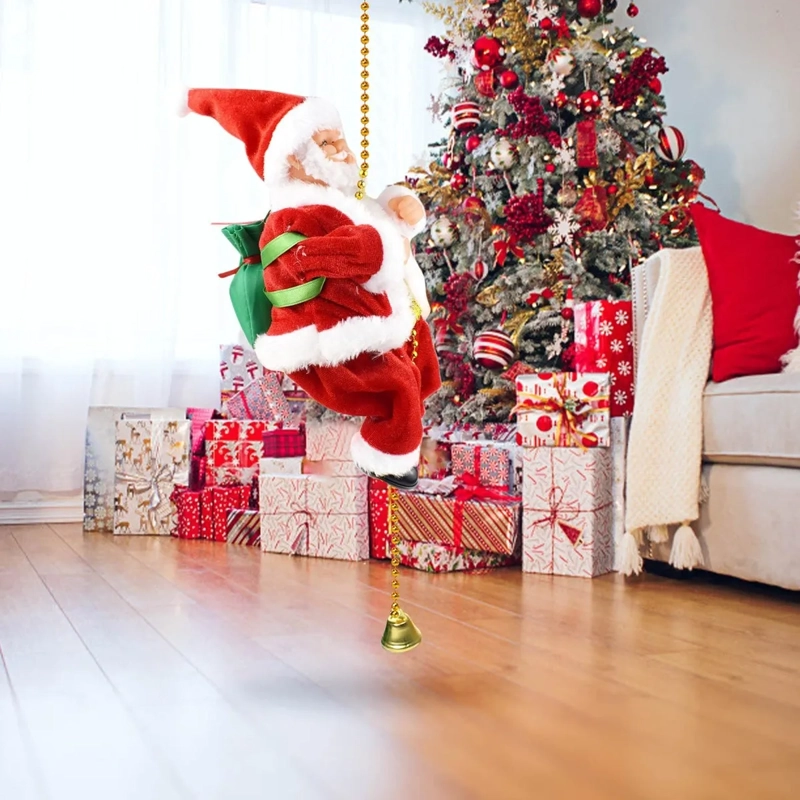 PAPA NOEL EN MOVIMIENTO CON CUERDA MUSICAL - 3