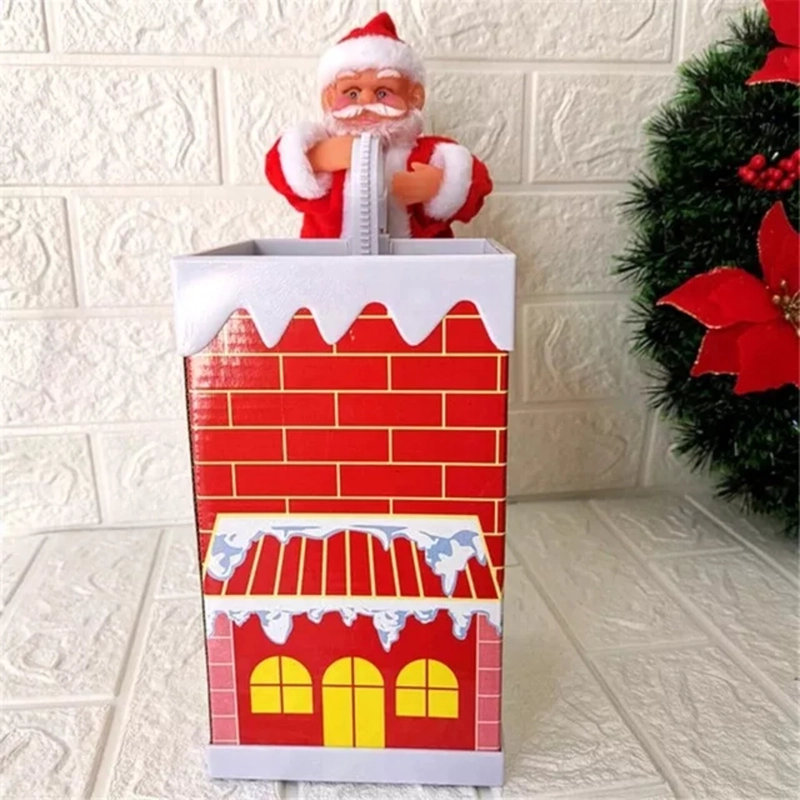 TREPADOR PAPÁ NOEL DE CHIMENEA NAVIDEÑO - 3
