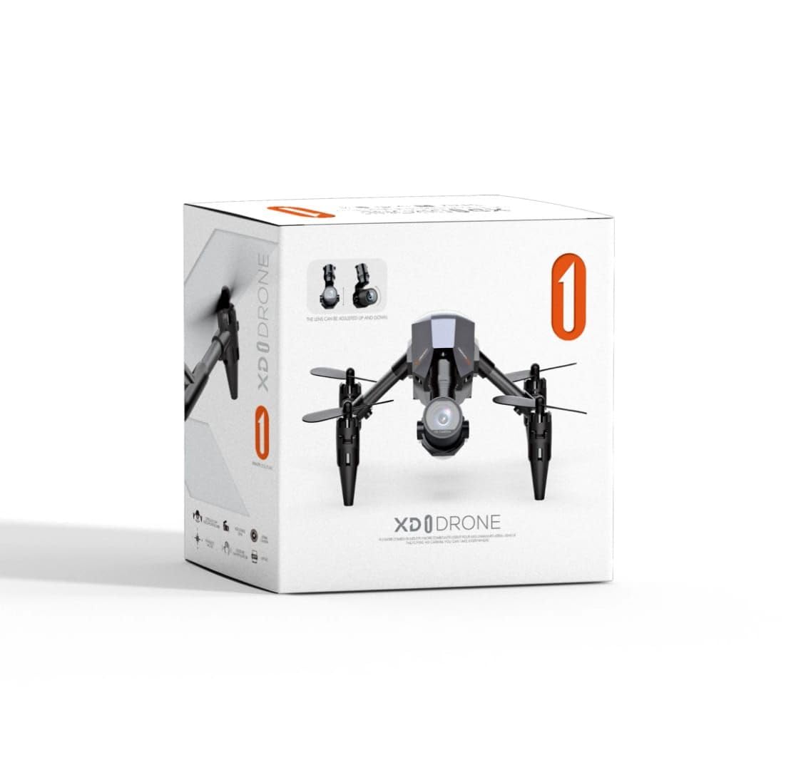 MINI DRONE XD1 NEGRO CON CÁMARA HD IDEAL PARA REGALO Y USO RECREATIVO - 2