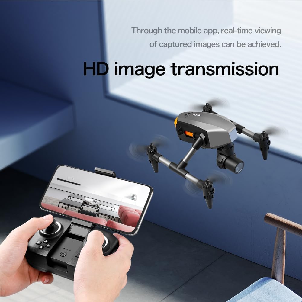 MINI DRONE XD1 NEGRO CON CÁMARA HD IDEAL PARA REGALO Y USO RECREATIVO - 4