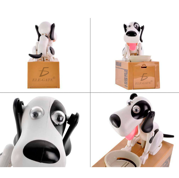 ALCANCÍA PERRITO INTERACTIVA COME MONEDAS REGALO PARA NIÑOS - 3