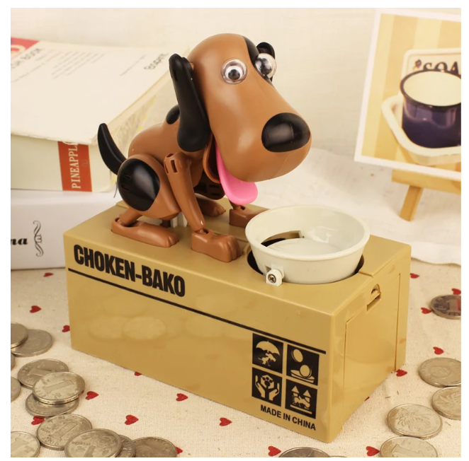 ALCANCÍA PERRITO INTERACTIVA COME MONEDAS REGALO PARA NIÑOS - 5