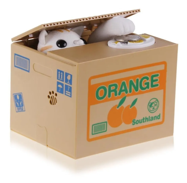 ALCANCÍA AUTOMÁTICA GATITO ROBA MONEDAS INTERACTIVA – MULTICOLOR DIVERTIDA - 2