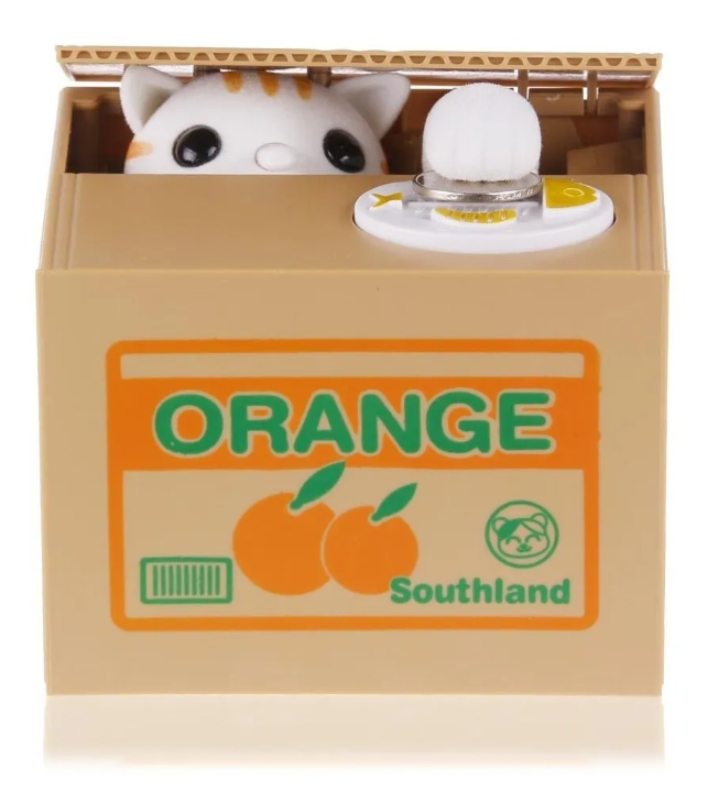 ALCANCÍA AUTOMÁTICA GATITO ROBA MONEDAS INTERACTIVA – MULTICOLOR DIVERTIDA - 4