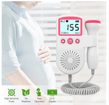 MONITOR FETAL DOPPLER ULTRASONIDO BEBÉ LATIDOS - 4
