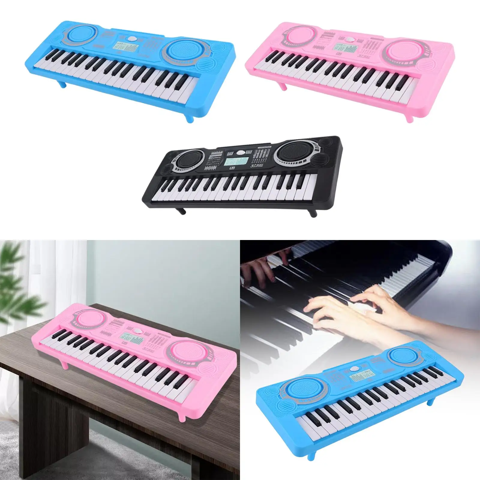 MINI PIANO ELECTRONICO PARA NIÑAS Y NIÑOS 37 TECLAS DIVERTIDAS - 1