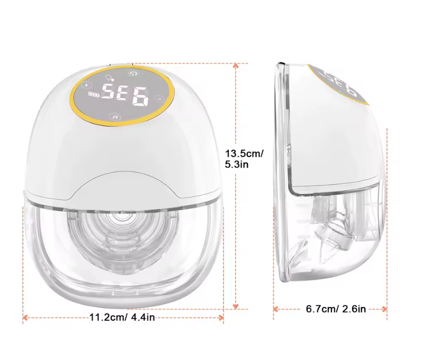 EXTRACTOR DE LECHE ELÉCTRICO PORTÁTIL MANOS LIBRES RECARGABLE SILENCIOSO - 3
