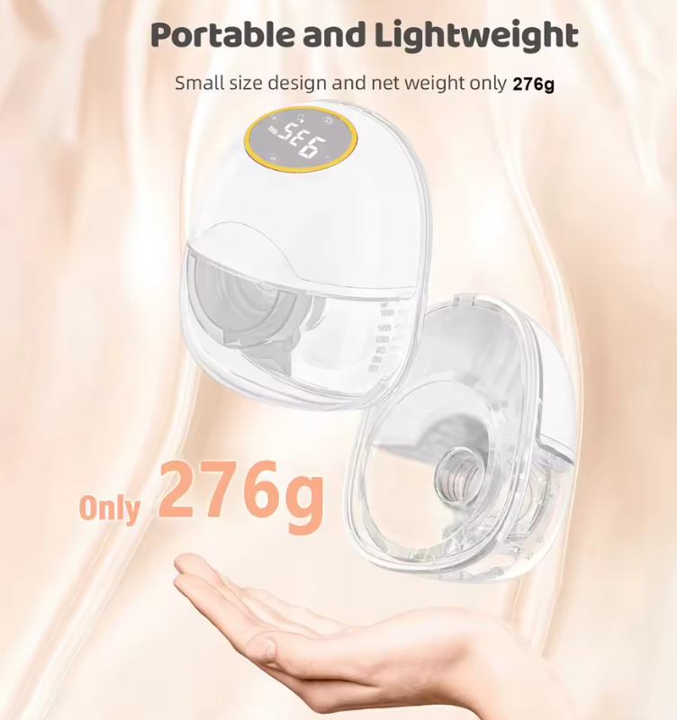 EXTRACTOR DE LECHE ELÉCTRICO PORTÁTIL MANOS LIBRES RECARGABLE SILENCIOSO - 4