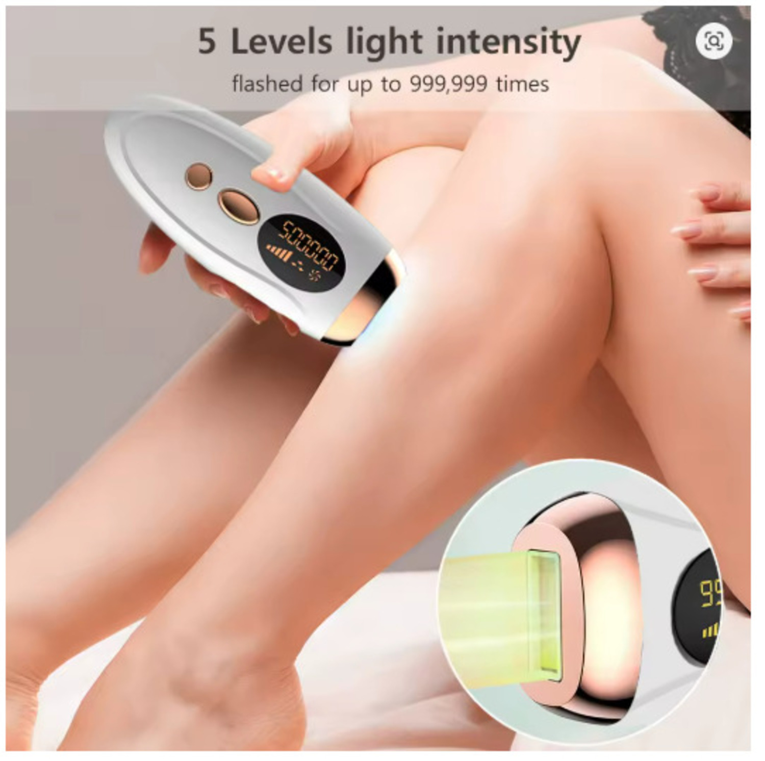 DEPILADORA LASER IPL PROFESIONAL PARA CASA - TECNOLOGÍA DE LUZ PULSADA CON 5 NIVELES - 2