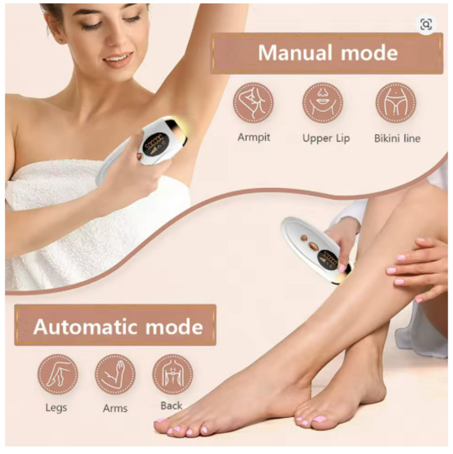 DEPILADORA LASER IPL PROFESIONAL PARA CASA - TECNOLOGÍA DE LUZ PULSADA CON 5 NIVELES - 5