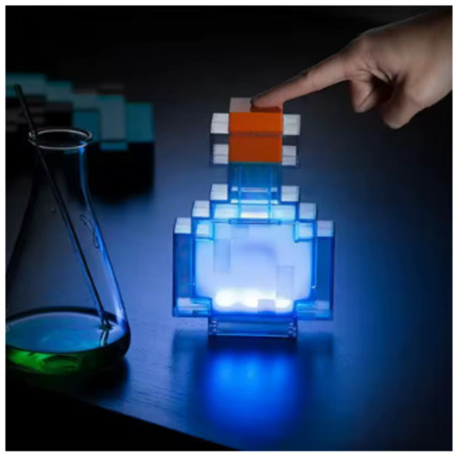 MINI LÁMPARA DE NOCHE LED DE POCIÓN DE MINECRAFT - 2