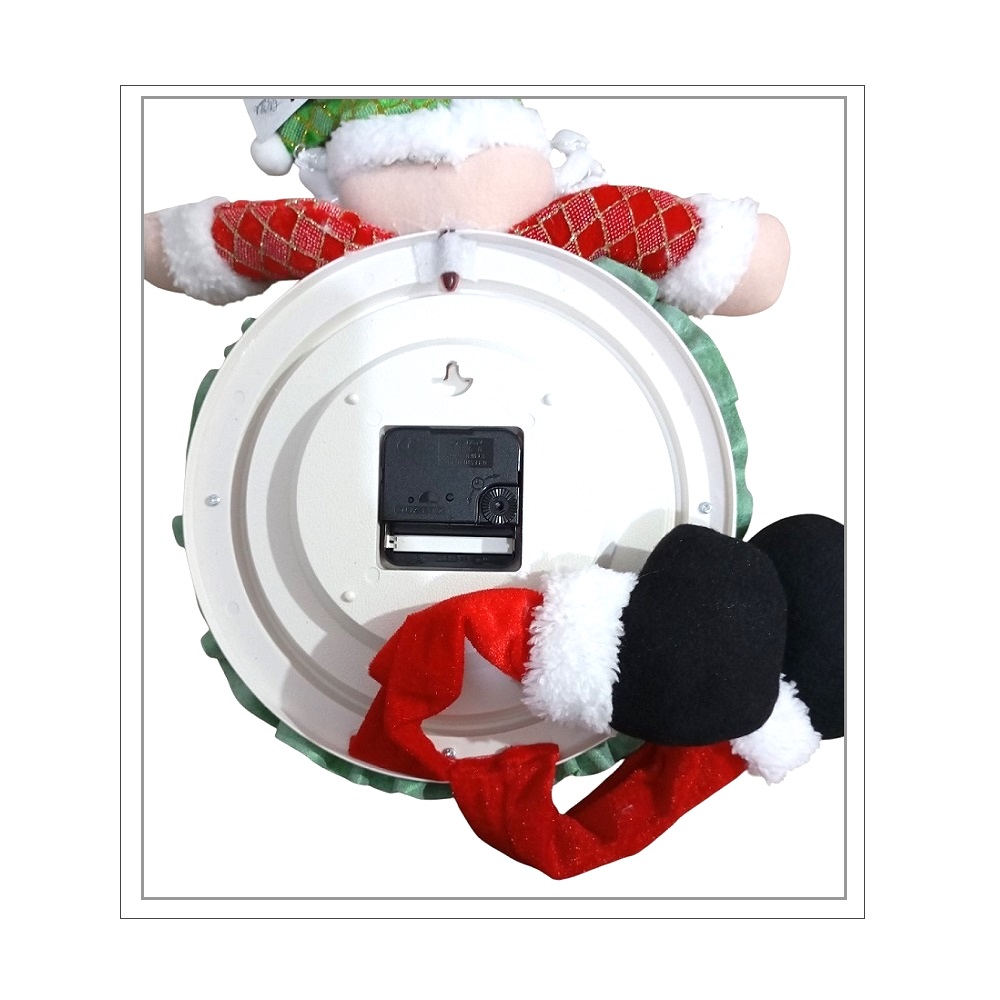 RELOJ NAVIDENO PAPA NOEL SANTA DE NAVIDAD - 2