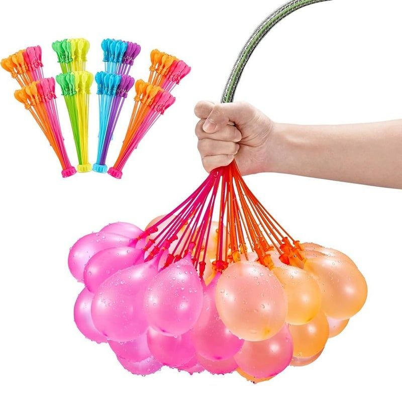 SET DE 5 RAMILLETES DE GLOBOS PARA AGUA MAGICAS 37PCS POR RAMILLETE - 1