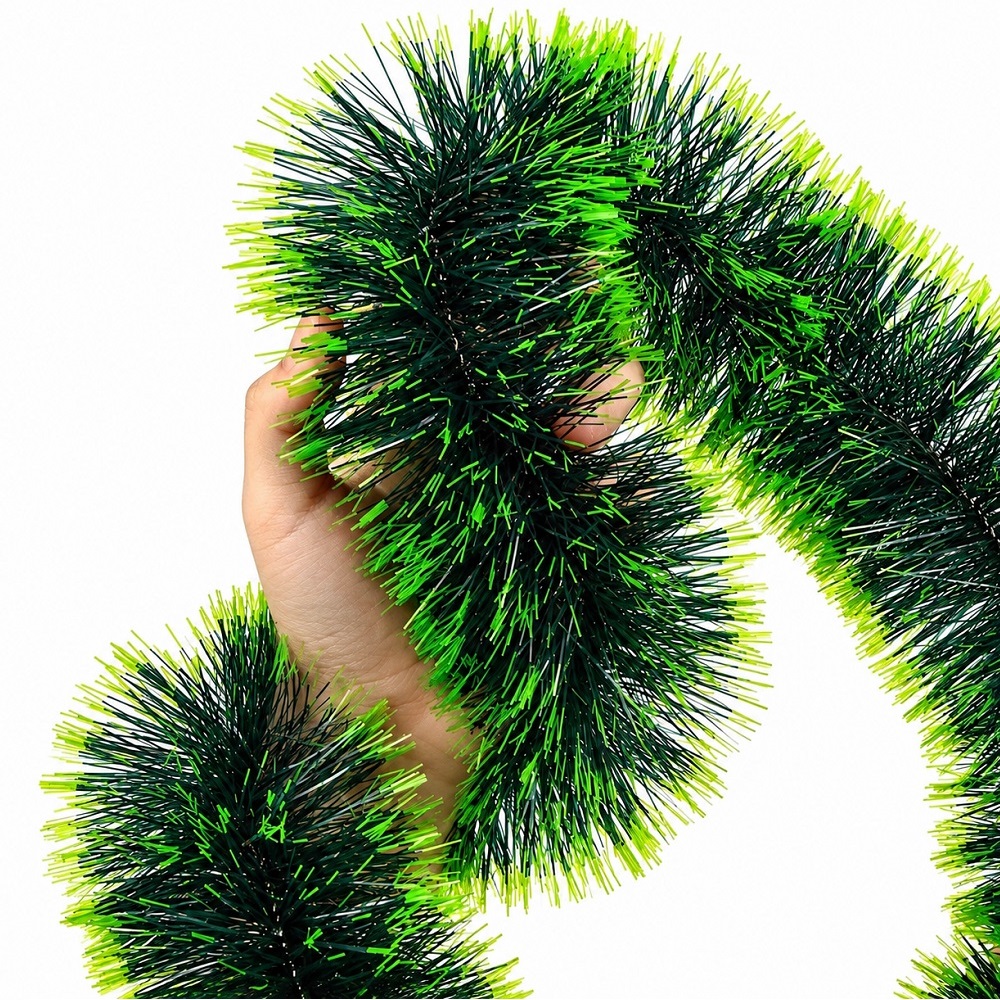 SET DE 5 GUIRNALDAS NAVIDEÑAS 3MTS X 8CM ADORNOS PARA ARBOL DE NAVIDAD - 3
