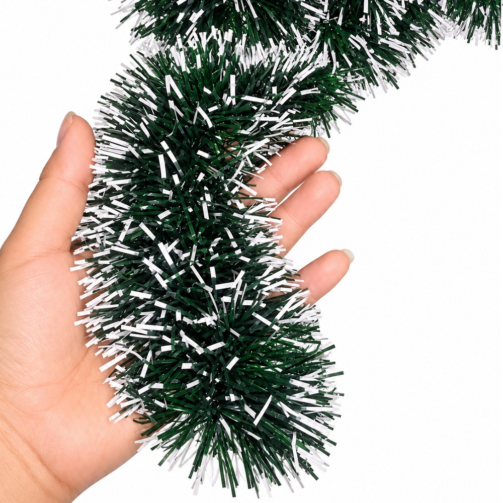 SET DE 3 GUIRNALDAS NAVIDEÑAS 280CM X 11CM ADORNOS PARA ARBOL DE NAVIDAD - 2