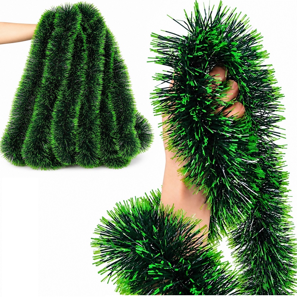 SET DE 6 GUIRNALDAS NAVIDEÑAS 280CM X 11CM ADORNOS PARA ARBOL DE NAVIDAD - 1