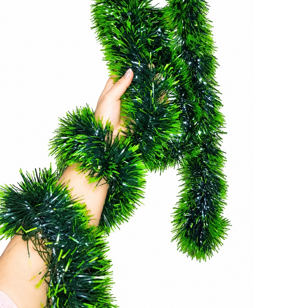 SET DE 6 GUIRNALDAS NAVIDEÑAS 280CM X 11CM ADORNOS PARA ARBOL DE NAVIDAD - 3