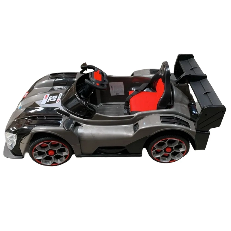 AUTO ELECTRICO A BATERIA NIÑOS DEPORTIVO CON CONTROL LUCES LED Y SONIDO ROJO - 3