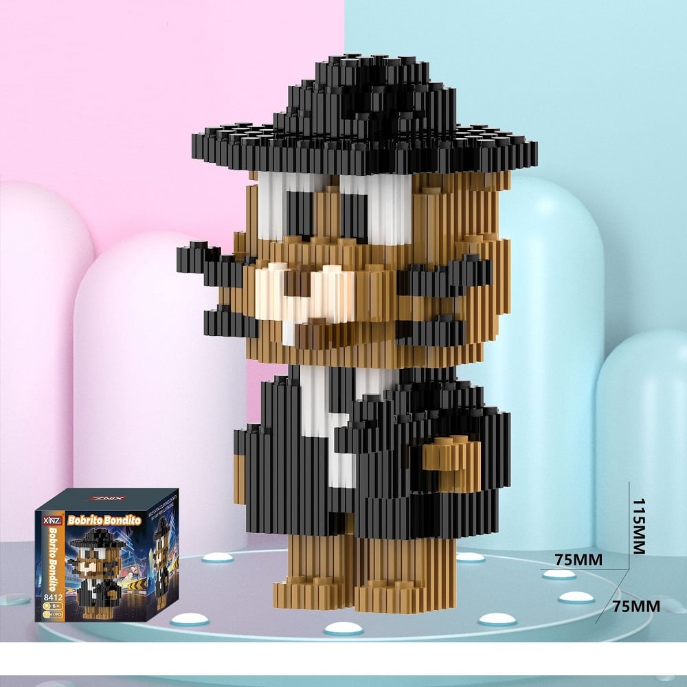 LEGOS ARMABLES BLOQUES PARA ARMAR ROMPECABEZAS TUNG TUNG SAHUR - 1