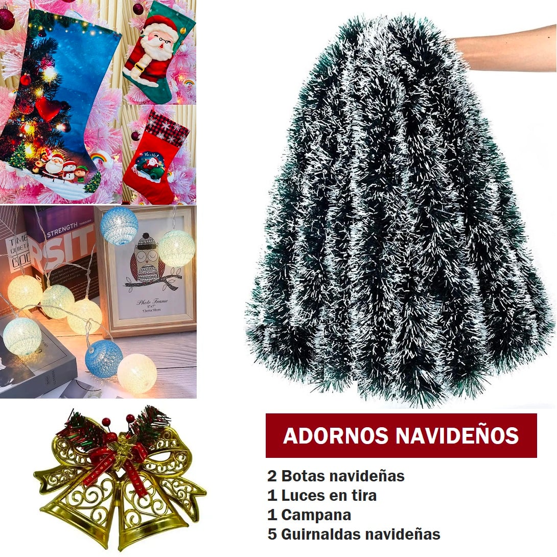 SET DE ADORNOS NAVIDEÑOS PARA DECORAR EL ARBOL DE NAVIDAD - 1