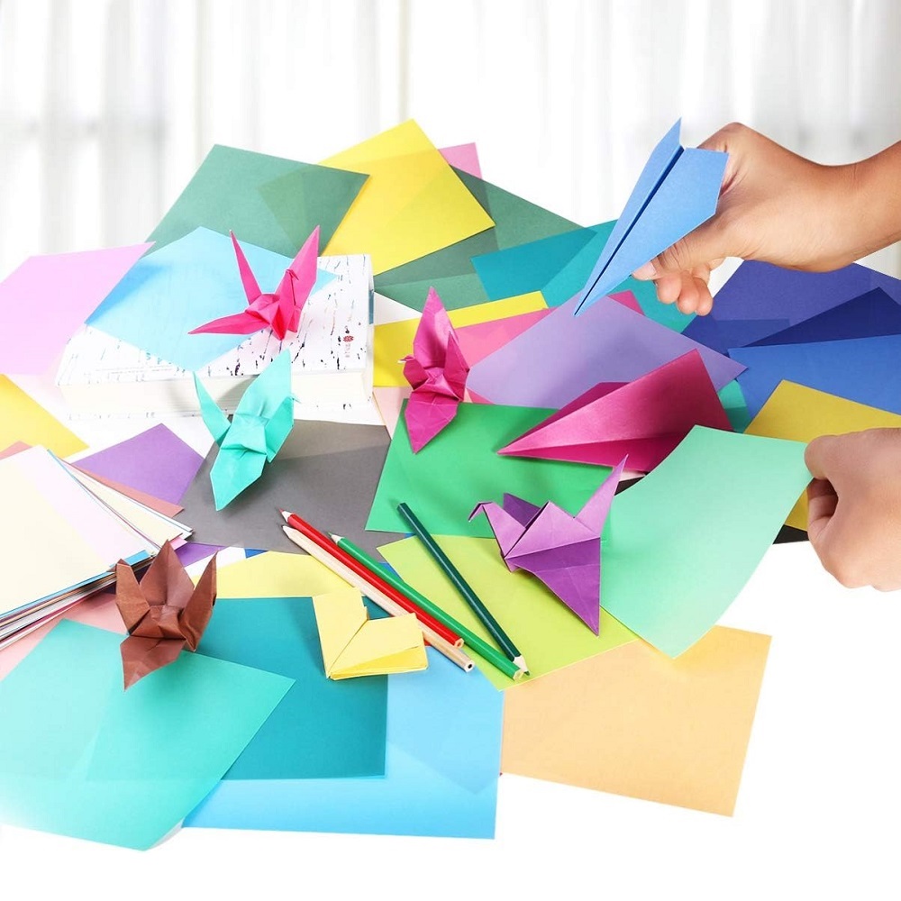 SET DE 4 HOJAS DE COLORES PAPEL BOND A4 PAQUETE DE 100 HOJAS - 2