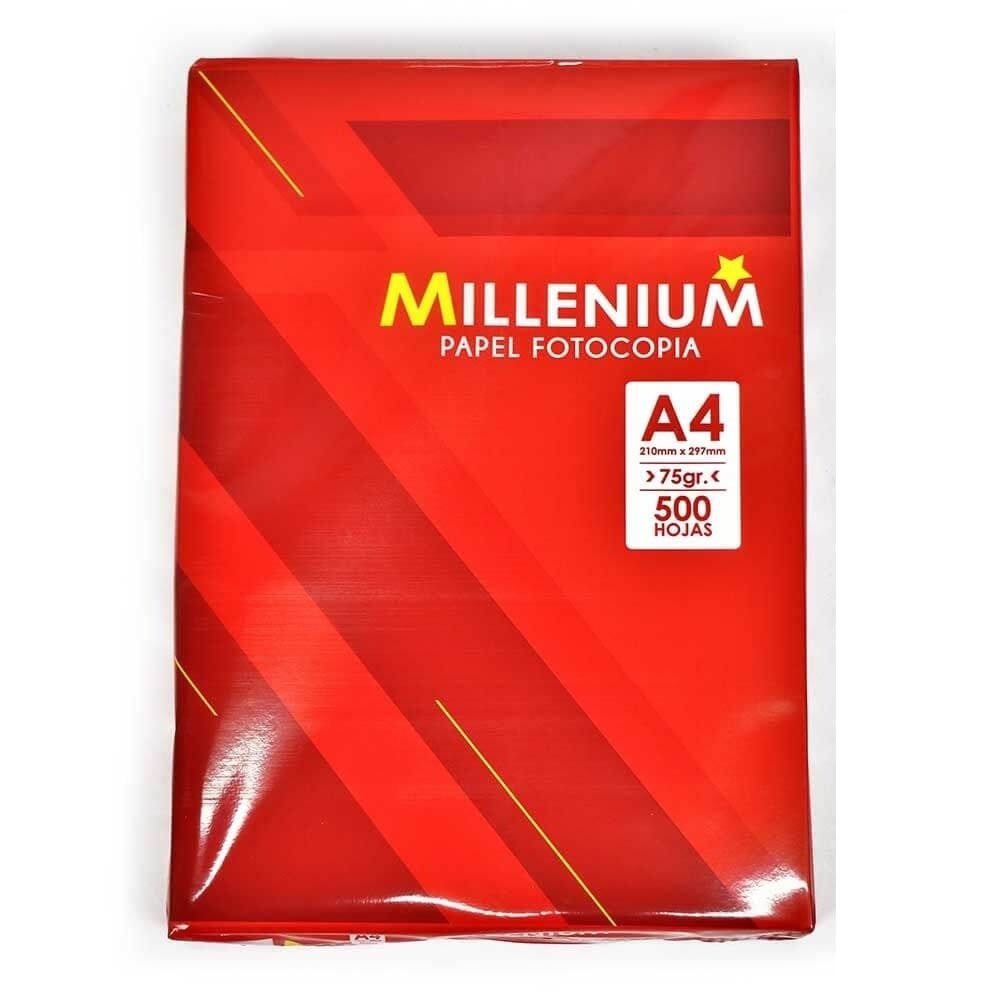 PAPEL BOND A4 PAPEL DE IMPRESION COLOR BLANCO 500 HOJAS - 1