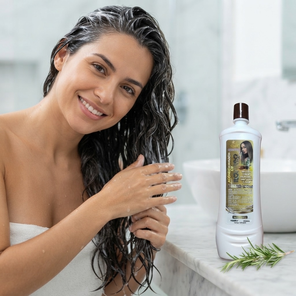 ACONDICIONADOR DE ROMERO SHAMPOO PARA EL CABELLO - 2