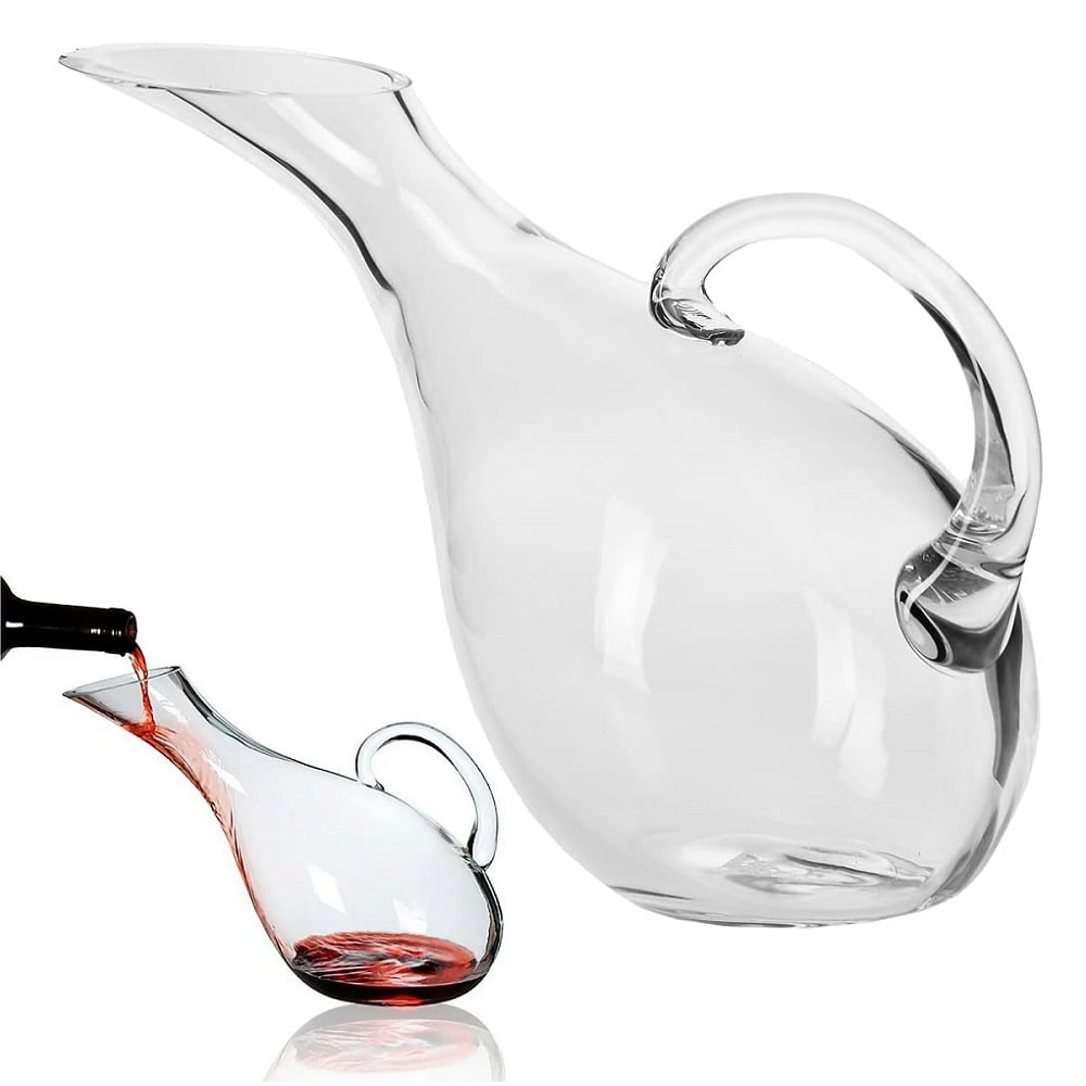 DECANTADOR DE VINO INCLINADO JARRA DE 1 LITRO - 1