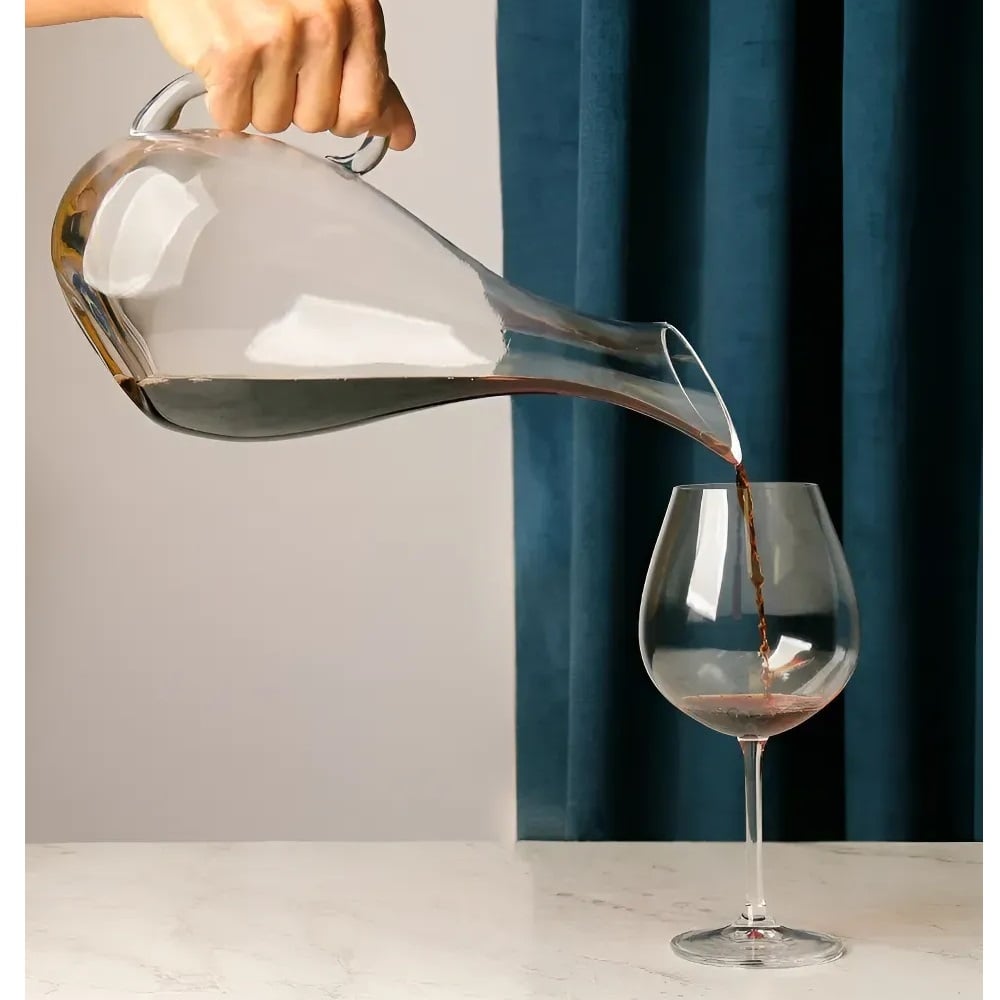 DECANTADOR DE VINO INCLINADO JARRA DE 1 LITRO - 2