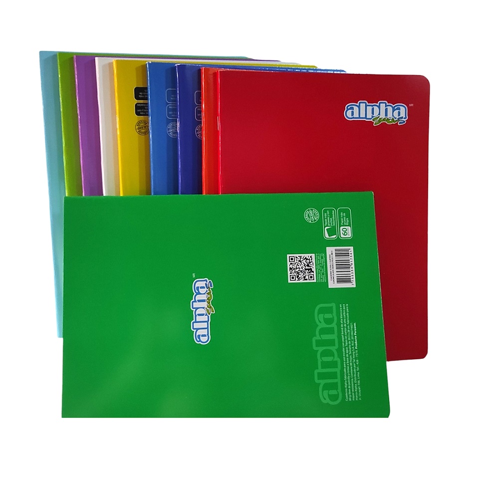 SET DE 3 CUADERNO ALPHA DE 88 HOJAS  TRIPLERENGLON - 1