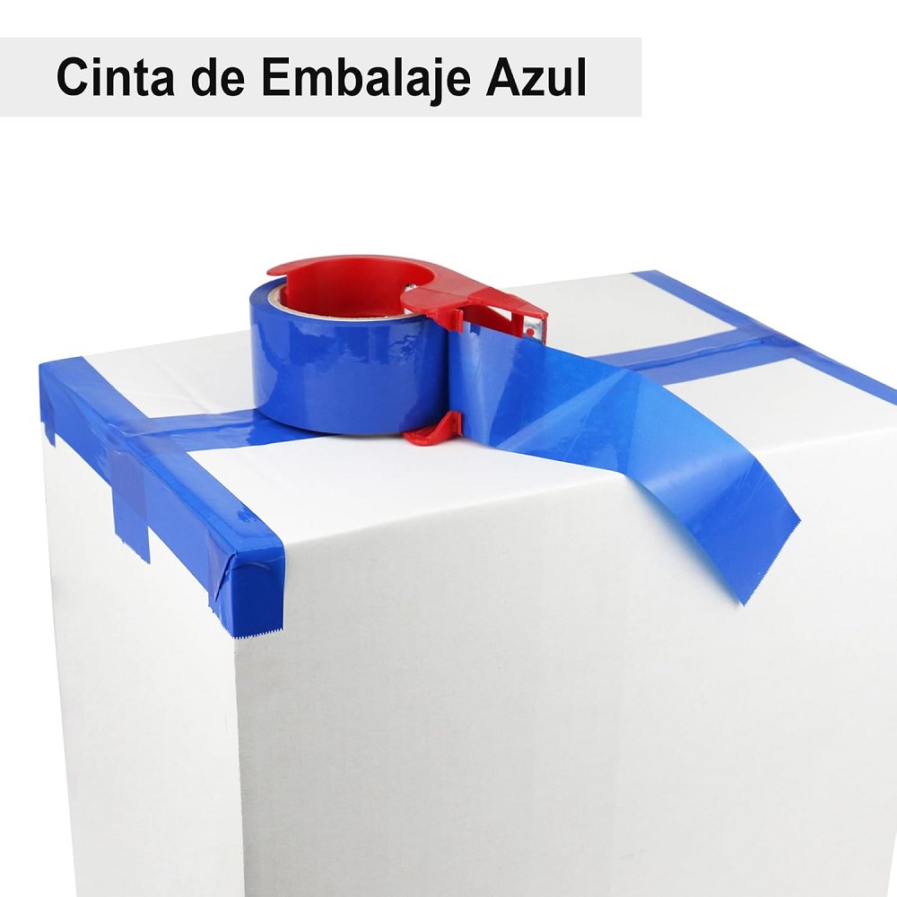 SET DE 6 CINTA ADHESIVA DE 200 YARDAS CELESTE - 2