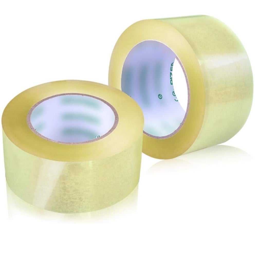 CINTA DE EMBALAJE TRANSPARENTE 200 YARDAS PACK DE 12 - 2