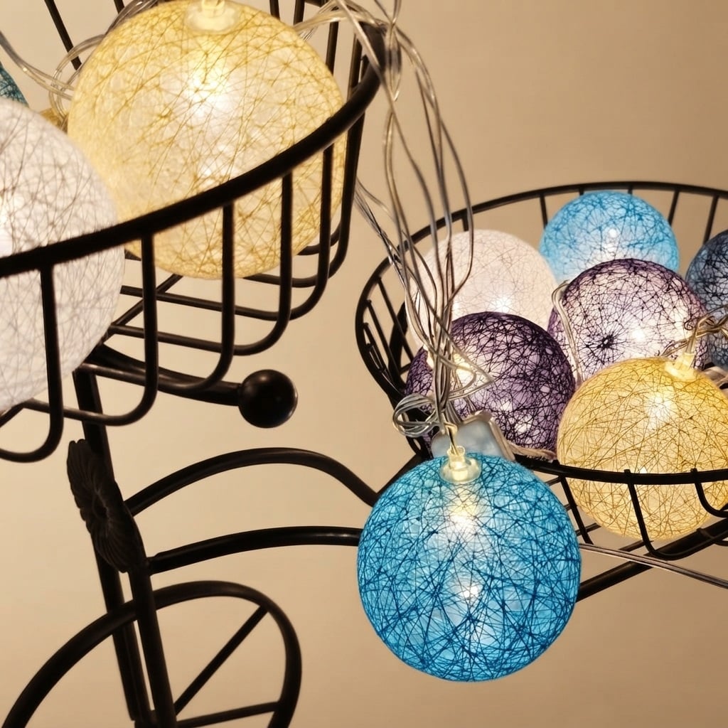 Decoración de Mesa con Luces  y Triciclo Multifuncional - 2